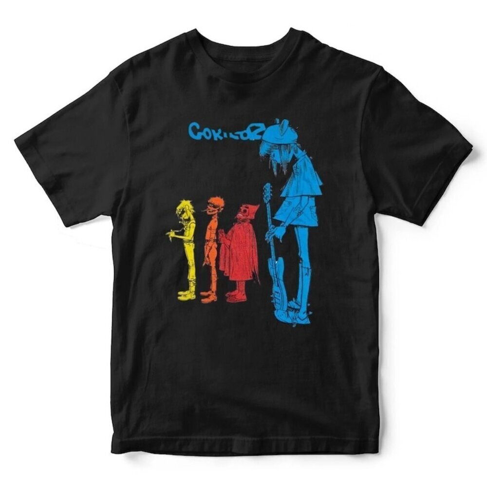 Gorillaz Rock The House Tour Band Unisex Tshirt